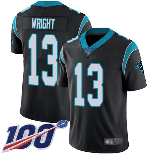 Carolina Panthers Limited Black Men Jarius Wright Home Jersey NFL Football #13 100th Season Vapor Untouchable->nfl t-shirts->Sports Accessory